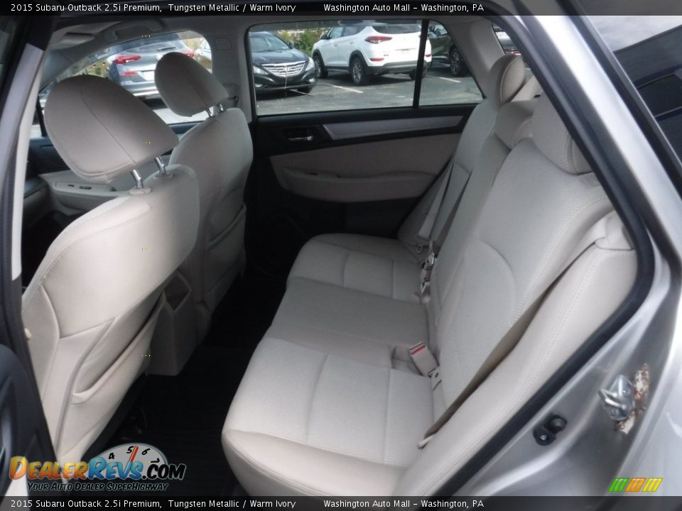 Rear Seat of 2015 Subaru Outback 2.5i Premium Photo #31