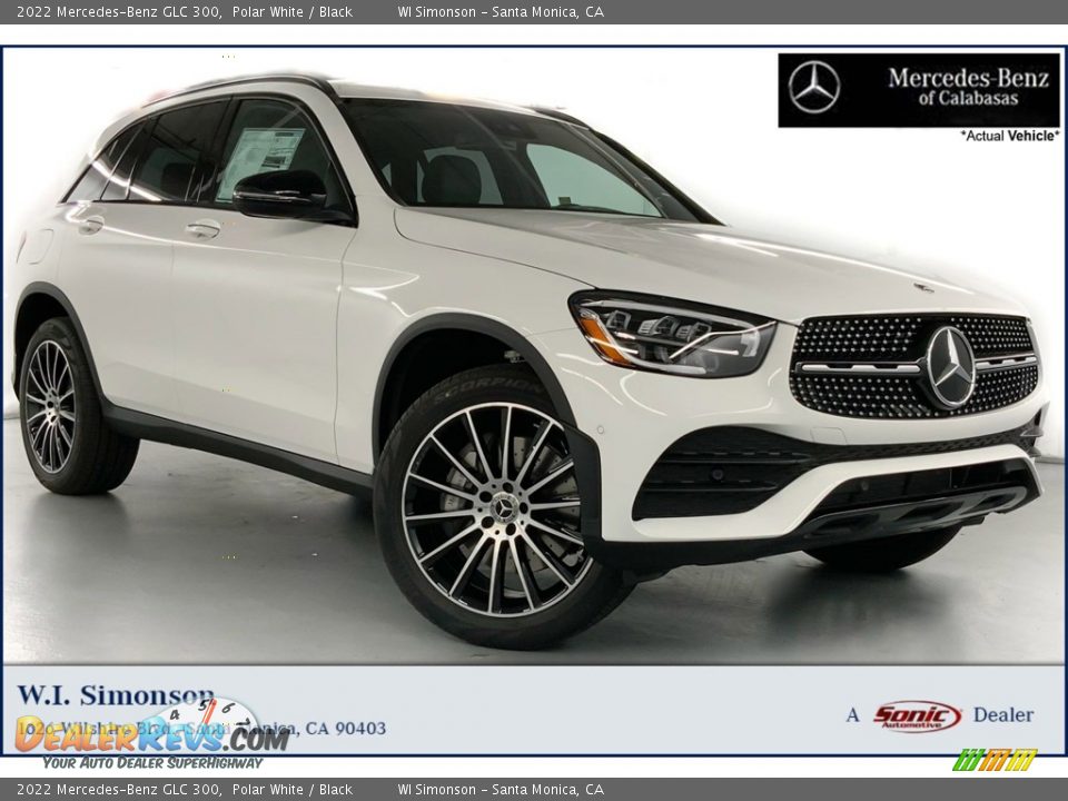 2022 Mercedes-Benz GLC 300 Polar White / Black Photo #1