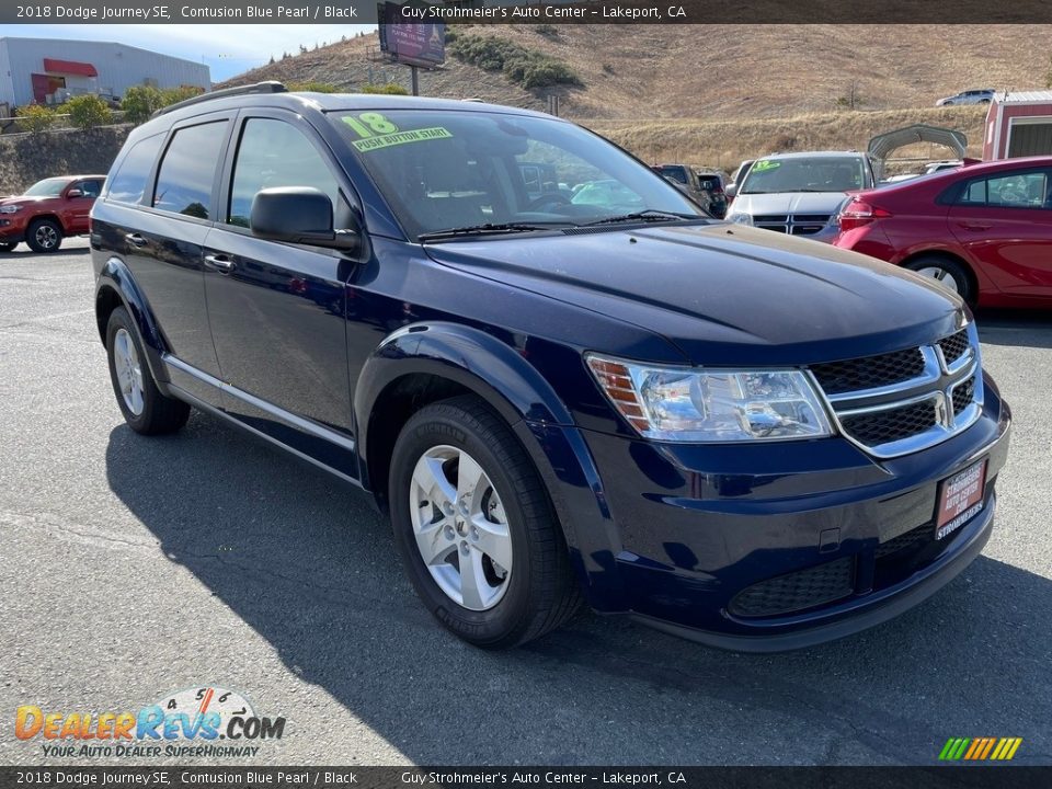 2018 Dodge Journey SE Contusion Blue Pearl / Black Photo #1