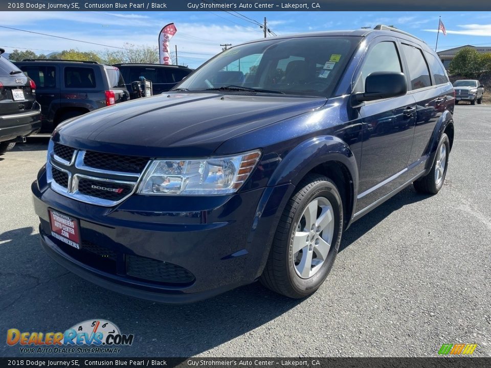 2018 Dodge Journey SE Contusion Blue Pearl / Black Photo #3