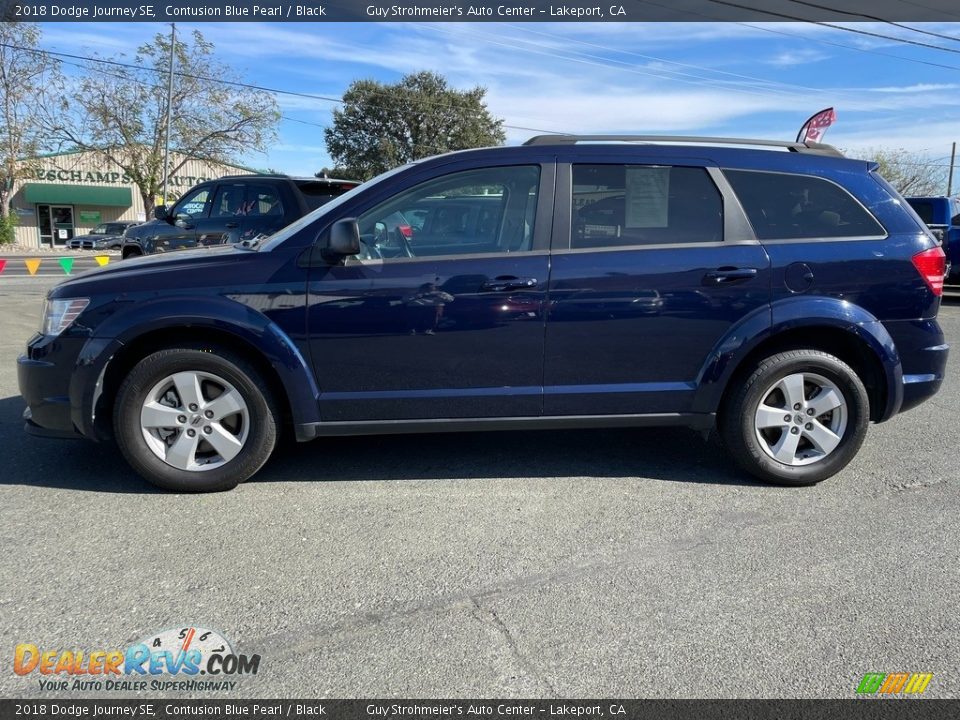 2018 Dodge Journey SE Contusion Blue Pearl / Black Photo #4