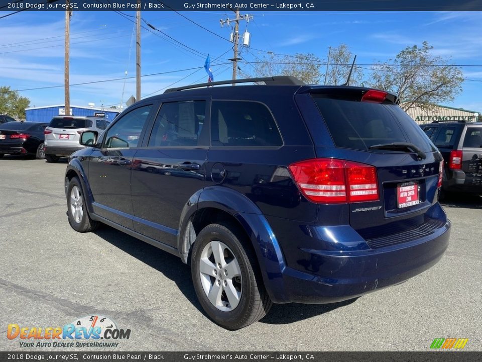 2018 Dodge Journey SE Contusion Blue Pearl / Black Photo #5