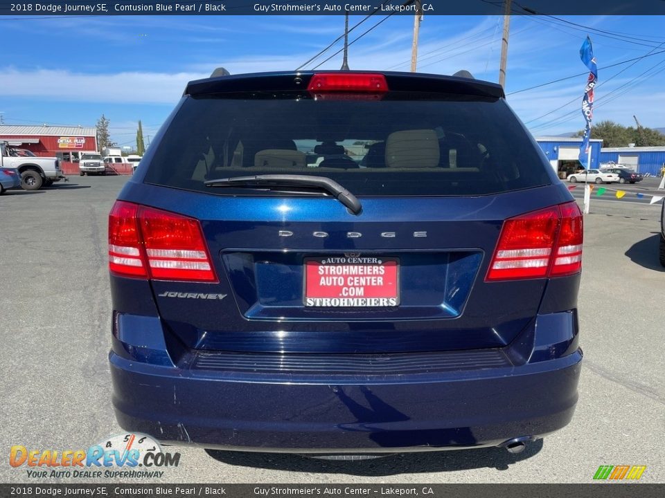 2018 Dodge Journey SE Contusion Blue Pearl / Black Photo #6