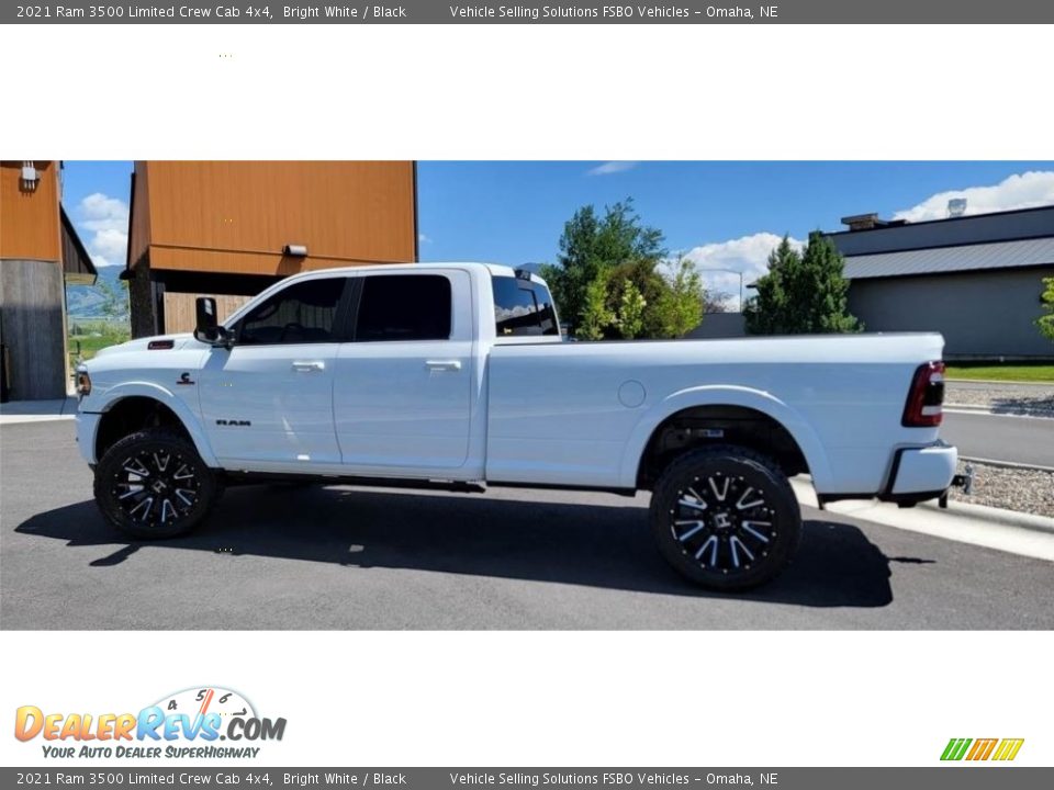 2021 Ram 3500 Limited Crew Cab 4x4 Bright White / Black Photo #2