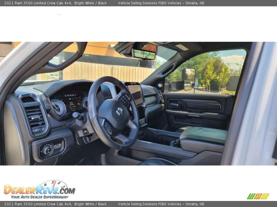 2021 Ram 3500 Limited Crew Cab 4x4 Bright White / Black Photo #4