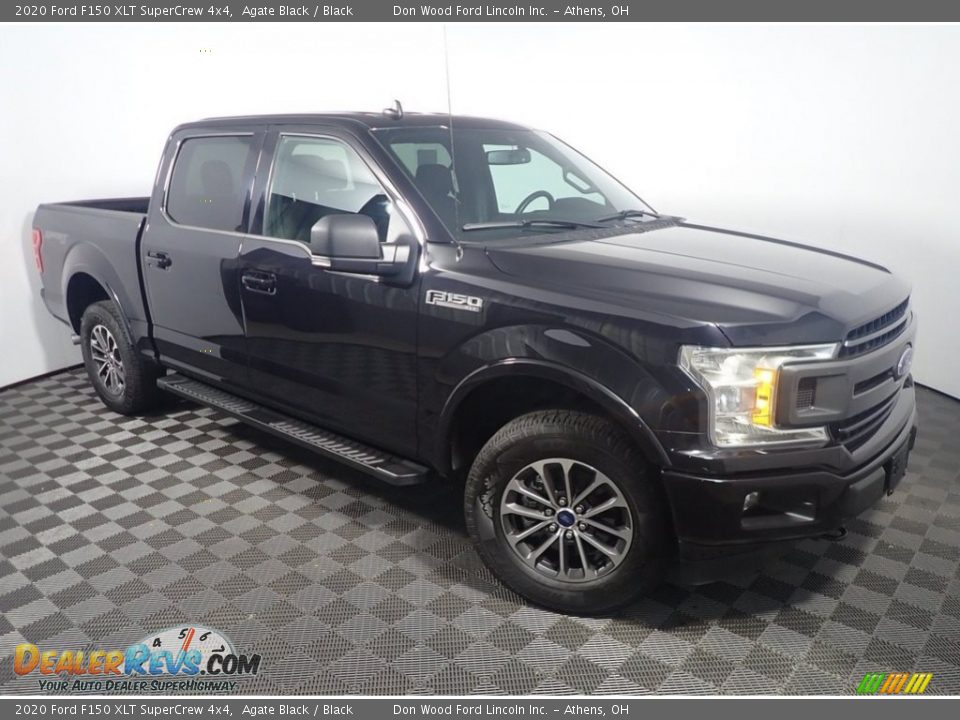 2020 Ford F150 XLT SuperCrew 4x4 Agate Black / Black Photo #3