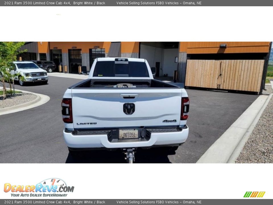 2021 Ram 3500 Limited Crew Cab 4x4 Bright White / Black Photo #7