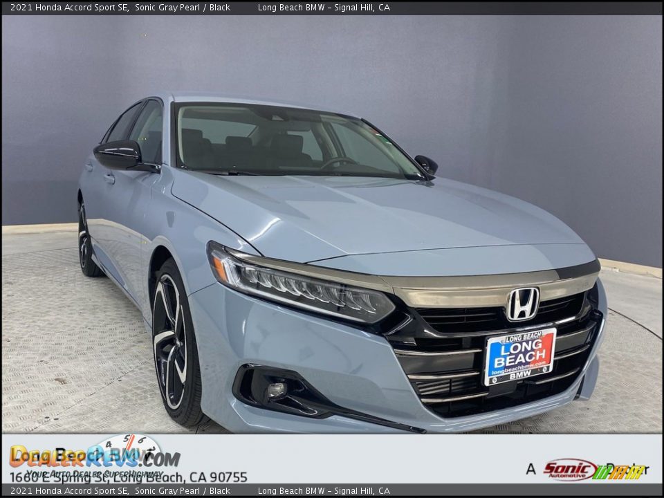 2021 Honda Accord Sport SE Sonic Gray Pearl / Black Photo #1