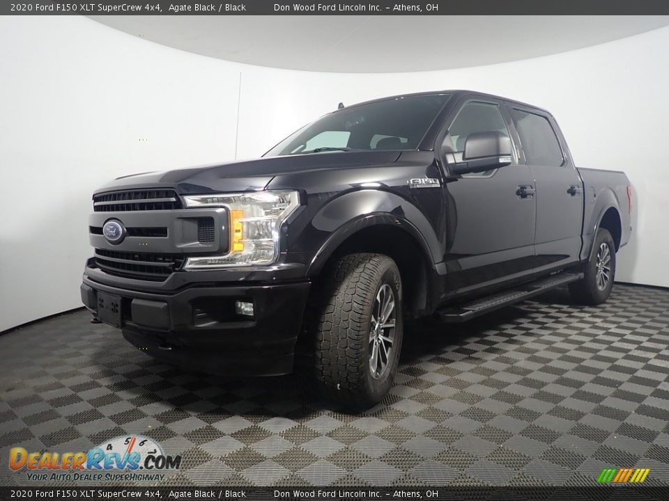 2020 Ford F150 XLT SuperCrew 4x4 Agate Black / Black Photo #8