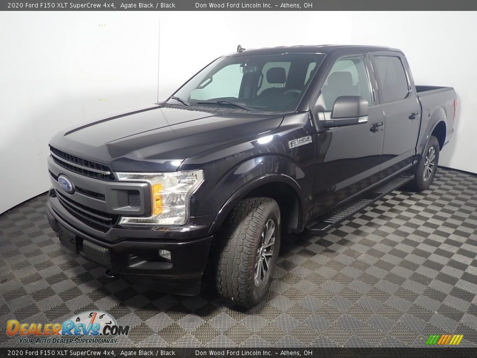 2020 Ford F150 XLT SuperCrew 4x4 Agate Black / Black Photo #9