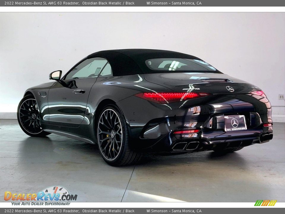 2022 Mercedes-Benz SL AMG 63 Roadster Obsidian Black Metallic / Black Photo #2