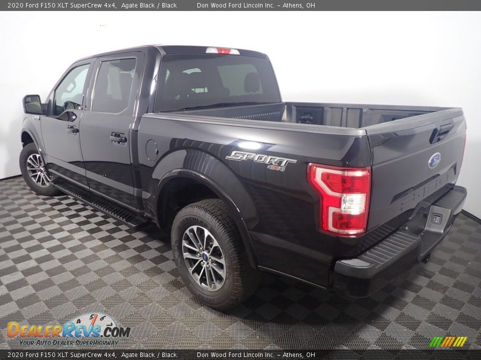 2020 Ford F150 XLT SuperCrew 4x4 Agate Black / Black Photo #12