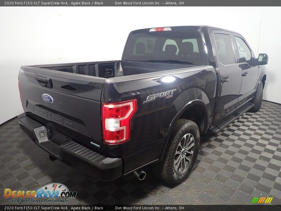2020 Ford F150 XLT SuperCrew 4x4 Agate Black / Black Photo #16