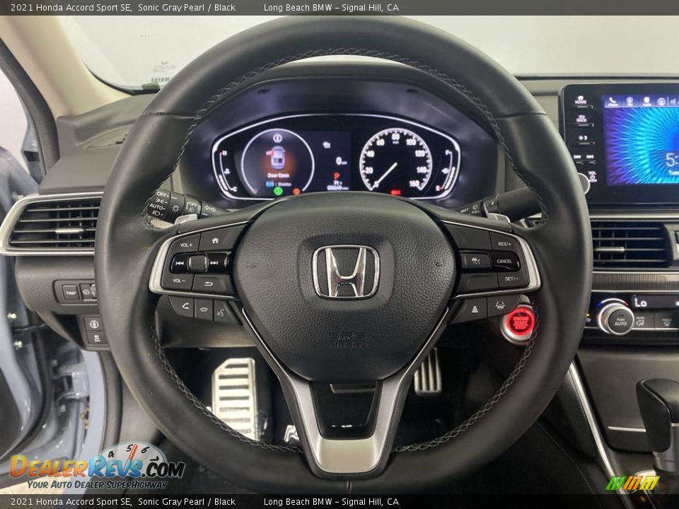 2021 Honda Accord Sport SE Sonic Gray Pearl / Black Photo #17