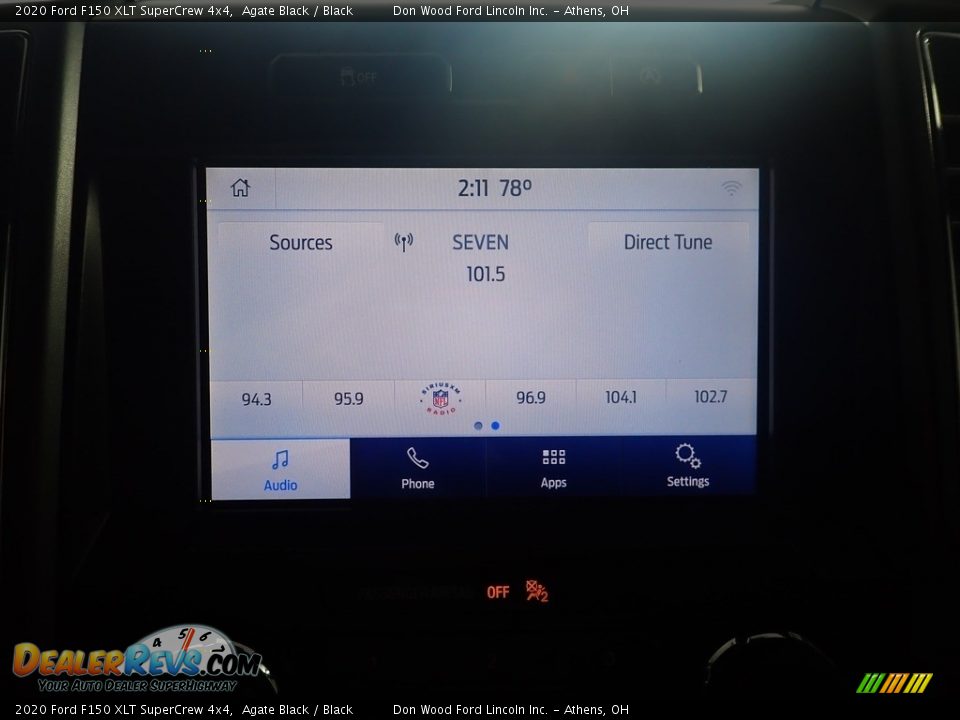 2020 Ford F150 XLT SuperCrew 4x4 Agate Black / Black Photo #24