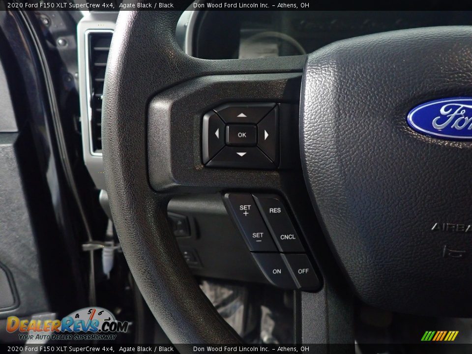 2020 Ford F150 XLT SuperCrew 4x4 Agate Black / Black Photo #27