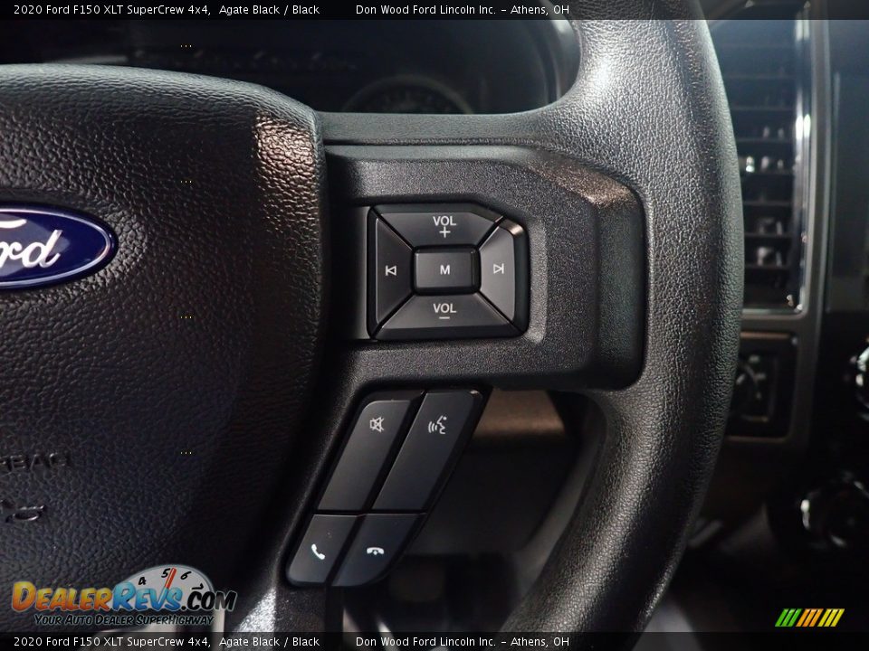 2020 Ford F150 XLT SuperCrew 4x4 Agate Black / Black Photo #28