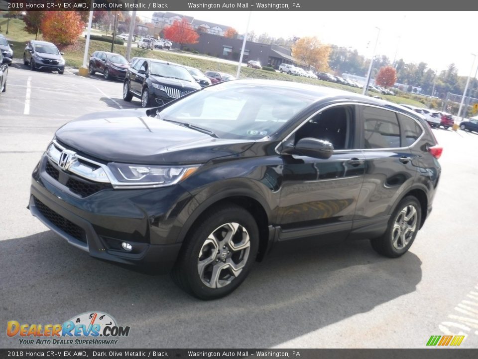 2018 Honda CR-V EX AWD Dark Olive Metallic / Black Photo #6