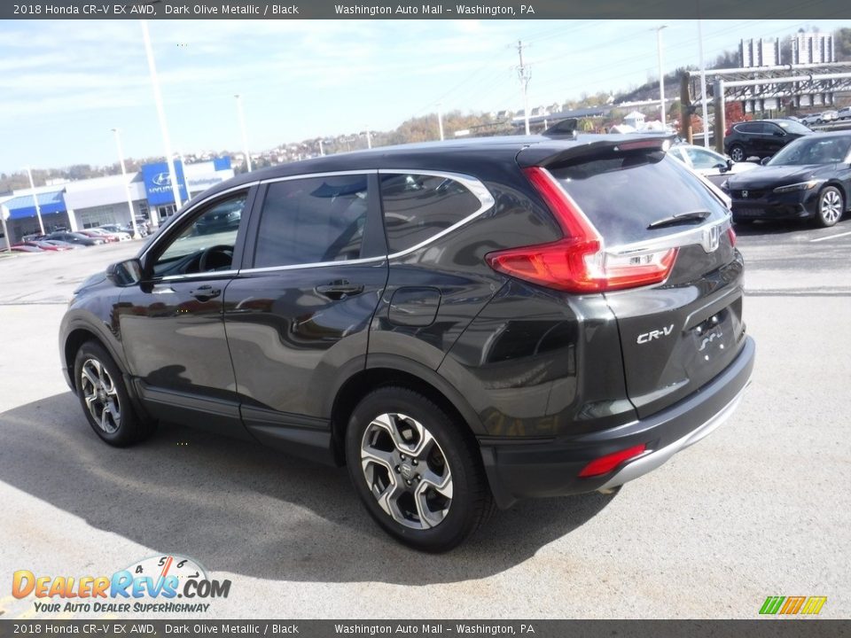 2018 Honda CR-V EX AWD Dark Olive Metallic / Black Photo #8