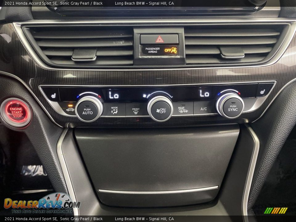 2021 Honda Accord Sport SE Sonic Gray Pearl / Black Photo #25