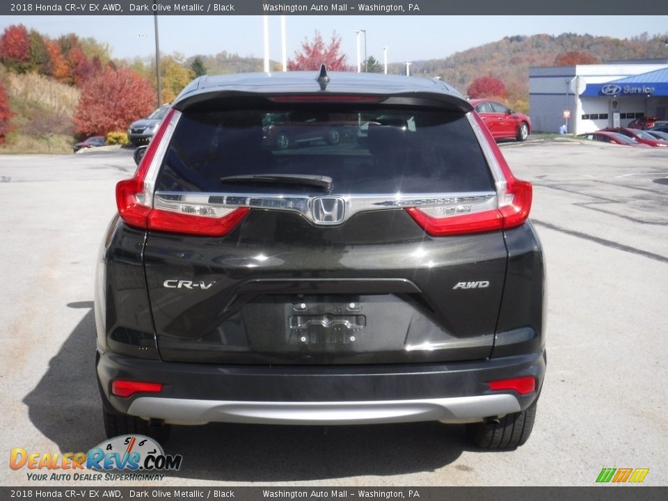 2018 Honda CR-V EX AWD Dark Olive Metallic / Black Photo #9