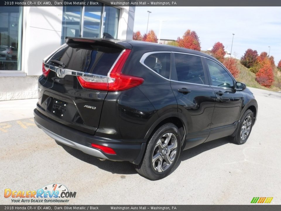 2018 Honda CR-V EX AWD Dark Olive Metallic / Black Photo #10