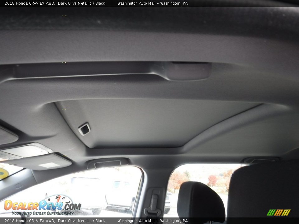 2018 Honda CR-V EX AWD Dark Olive Metallic / Black Photo #12