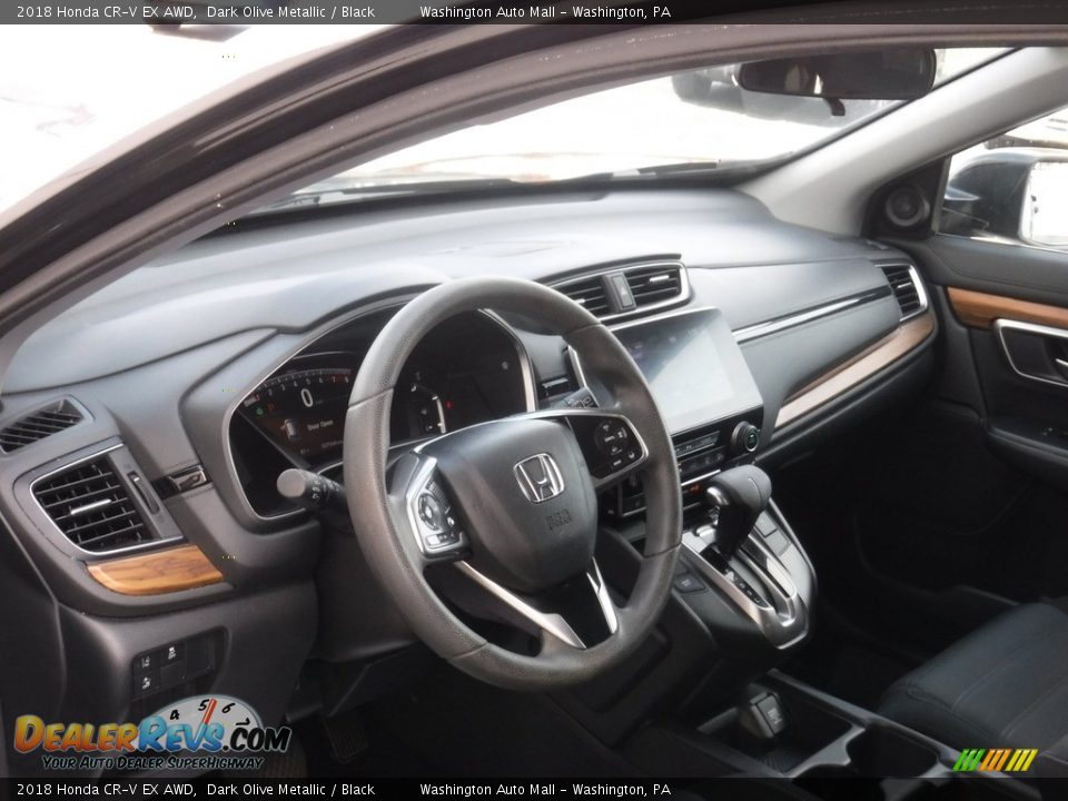 2018 Honda CR-V EX AWD Dark Olive Metallic / Black Photo #13