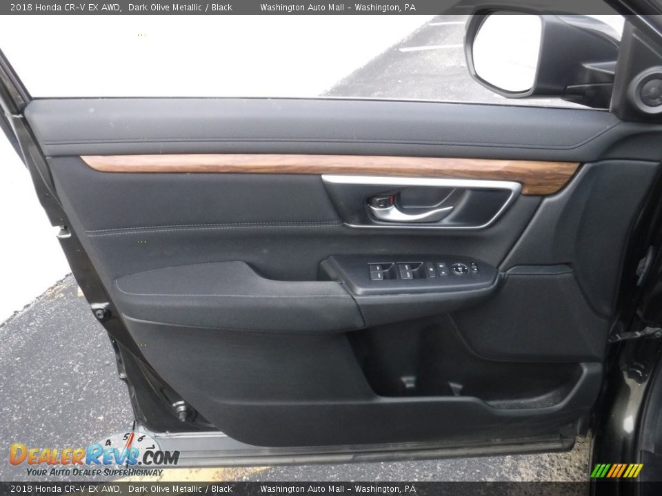 2018 Honda CR-V EX AWD Dark Olive Metallic / Black Photo #14