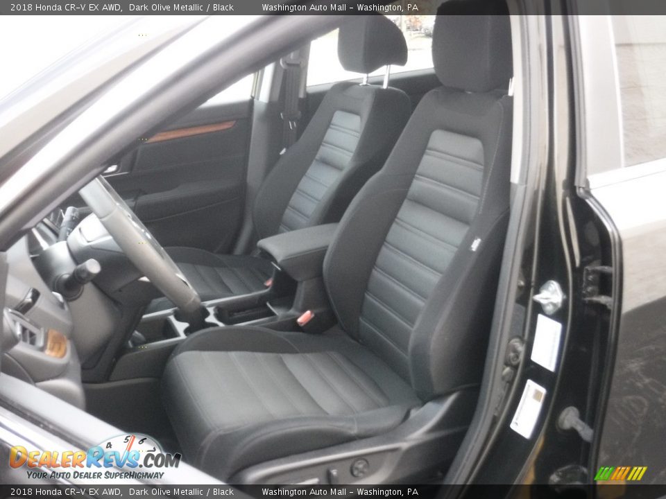 2018 Honda CR-V EX AWD Dark Olive Metallic / Black Photo #15