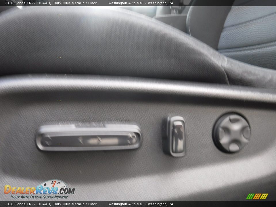 2018 Honda CR-V EX AWD Dark Olive Metallic / Black Photo #16