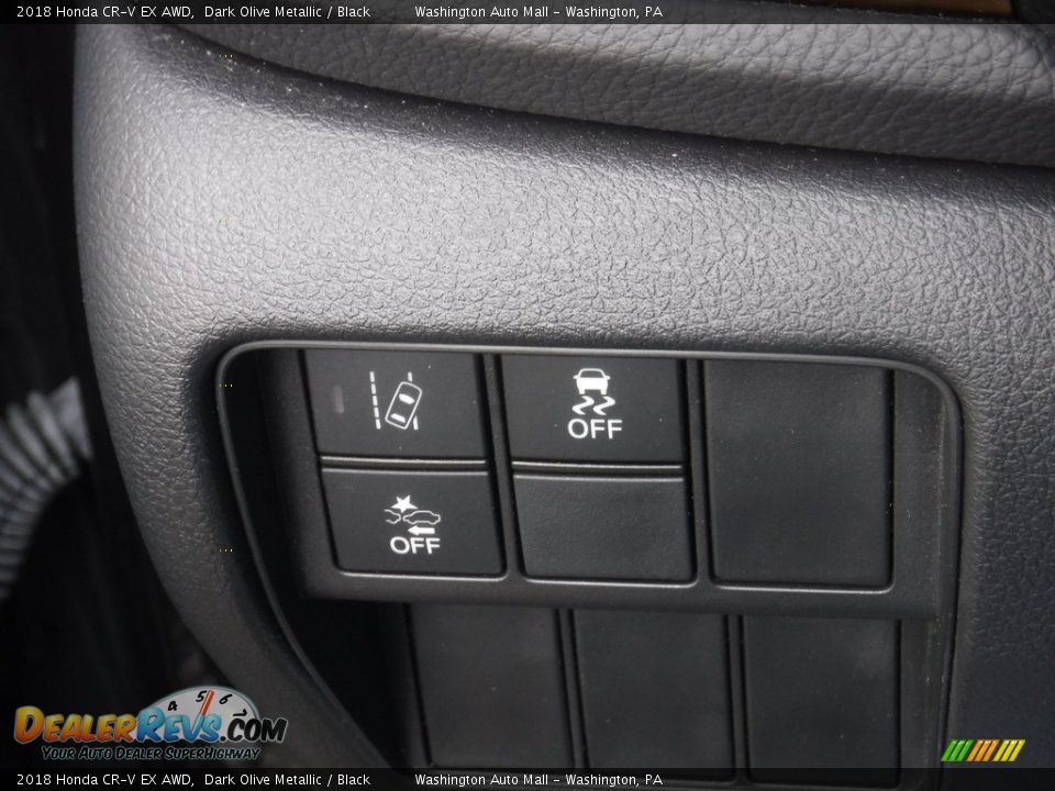 2018 Honda CR-V EX AWD Dark Olive Metallic / Black Photo #17