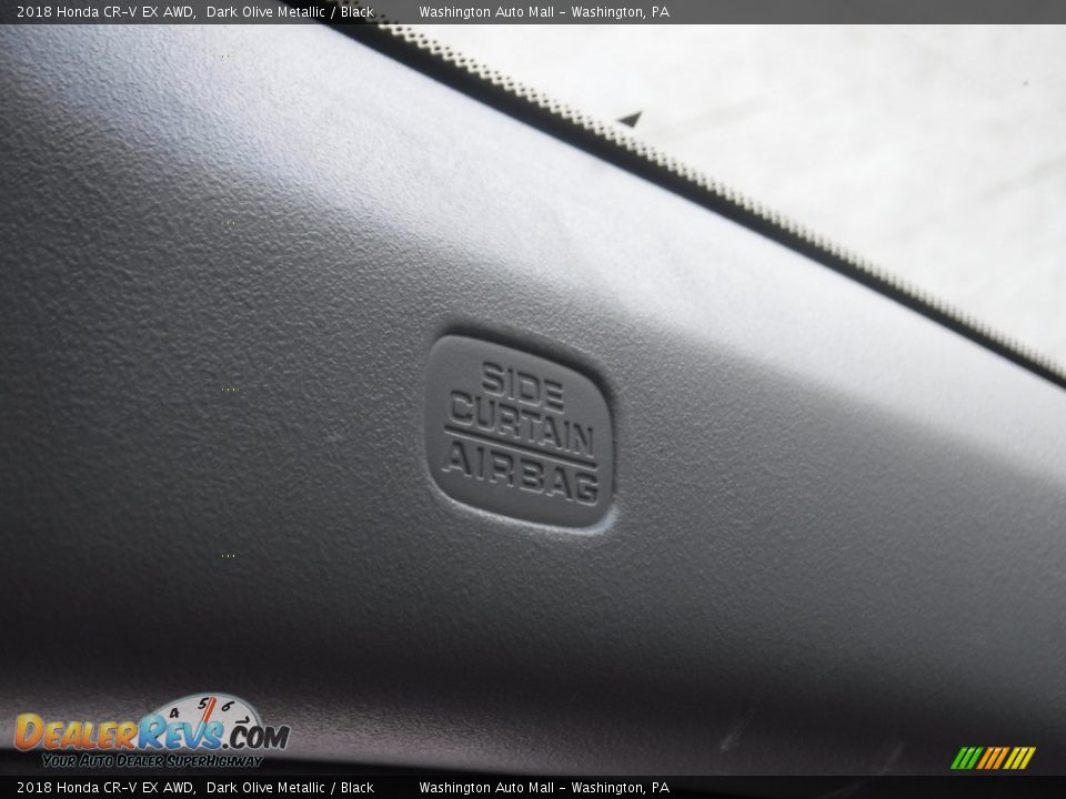 2018 Honda CR-V EX AWD Dark Olive Metallic / Black Photo #18