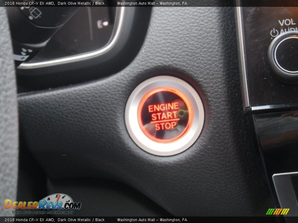 2018 Honda CR-V EX AWD Dark Olive Metallic / Black Photo #20