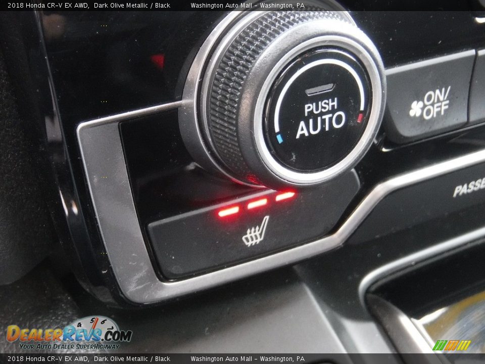 2018 Honda CR-V EX AWD Dark Olive Metallic / Black Photo #21