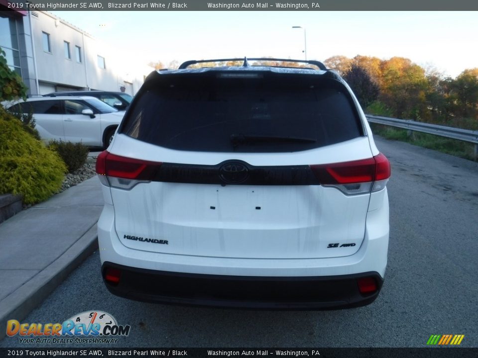 2019 Toyota Highlander SE AWD Blizzard Pearl White / Black Photo #15