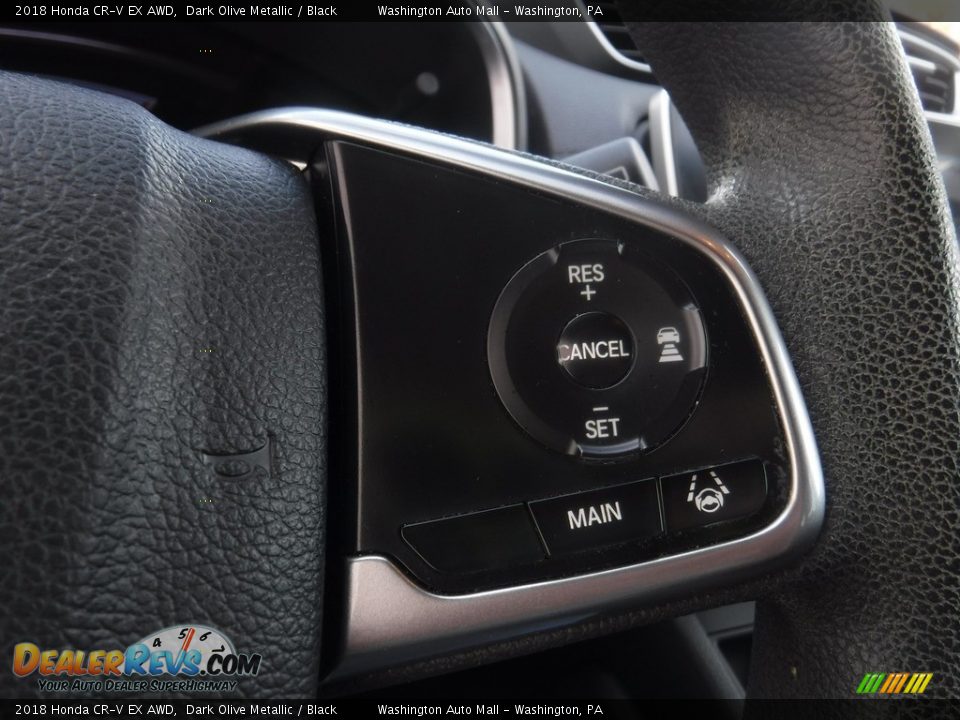 2018 Honda CR-V EX AWD Dark Olive Metallic / Black Photo #26