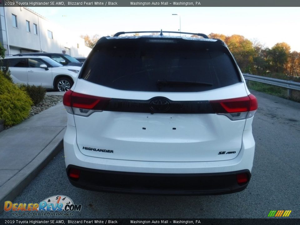 2019 Toyota Highlander SE AWD Blizzard Pearl White / Black Photo #17