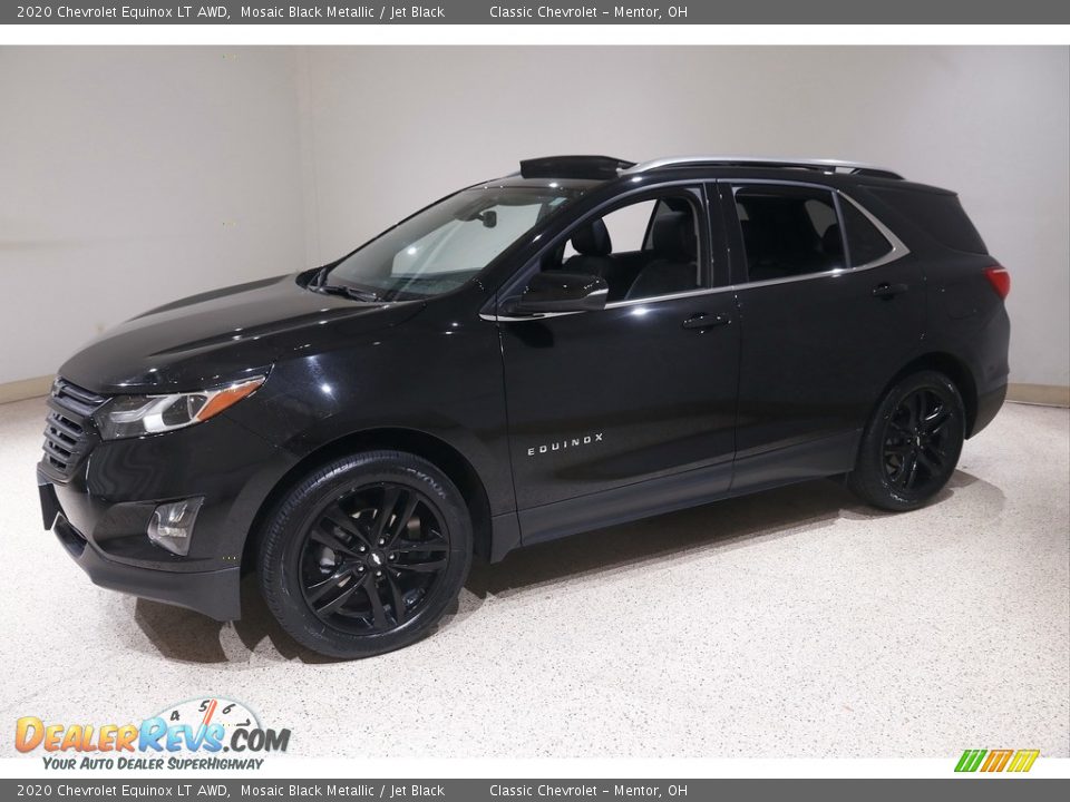 2020 Chevrolet Equinox LT AWD Mosaic Black Metallic / Jet Black Photo #3