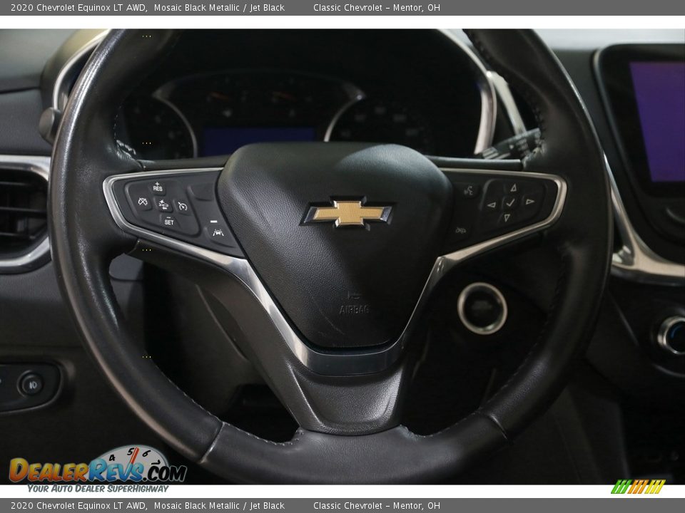 2020 Chevrolet Equinox LT AWD Mosaic Black Metallic / Jet Black Photo #7