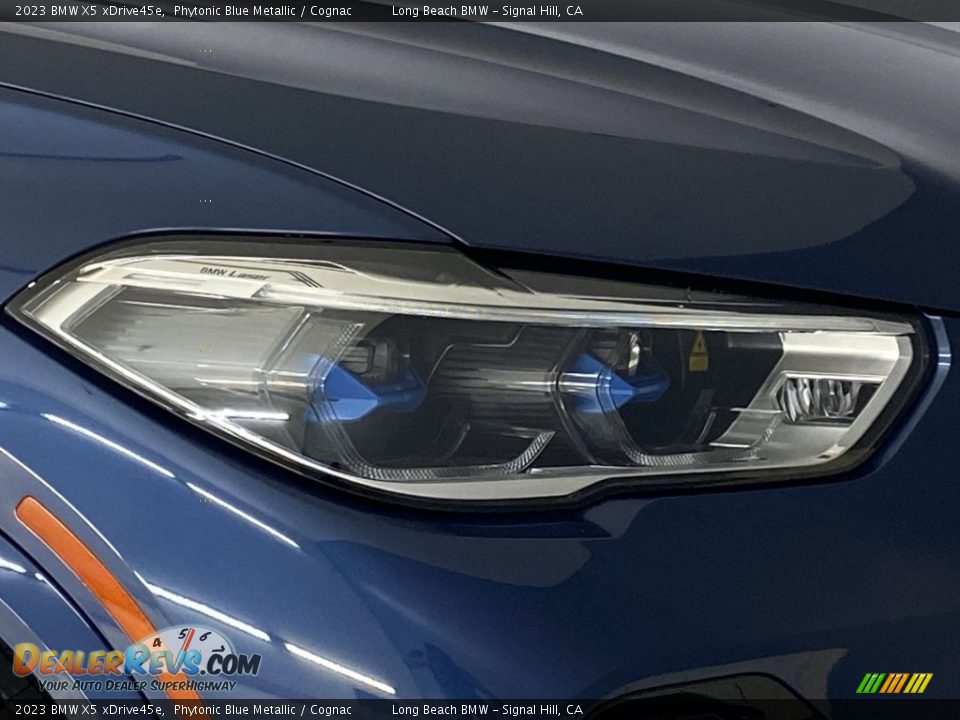 2023 BMW X5 xDrive45e Phytonic Blue Metallic / Cognac Photo #4