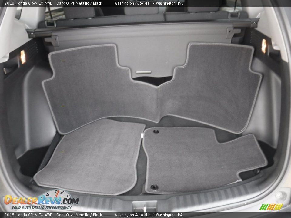 2018 Honda CR-V EX AWD Dark Olive Metallic / Black Photo #34