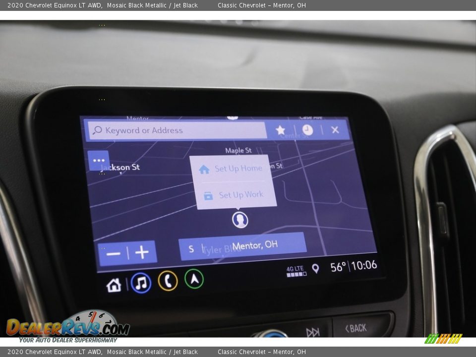 2020 Chevrolet Equinox LT AWD Mosaic Black Metallic / Jet Black Photo #12