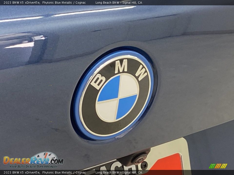 2023 BMW X5 xDrive45e Phytonic Blue Metallic / Cognac Photo #7