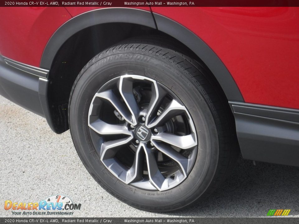 2020 Honda CR-V EX-L AWD Radiant Red Metallic / Gray Photo #3