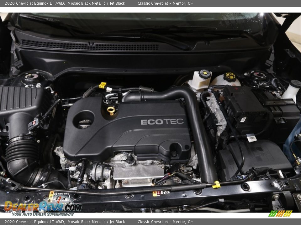 2020 Chevrolet Equinox LT AWD Mosaic Black Metallic / Jet Black Photo #20
