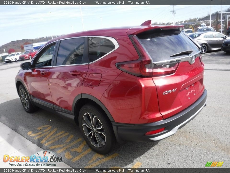 2020 Honda CR-V EX-L AWD Radiant Red Metallic / Gray Photo #7