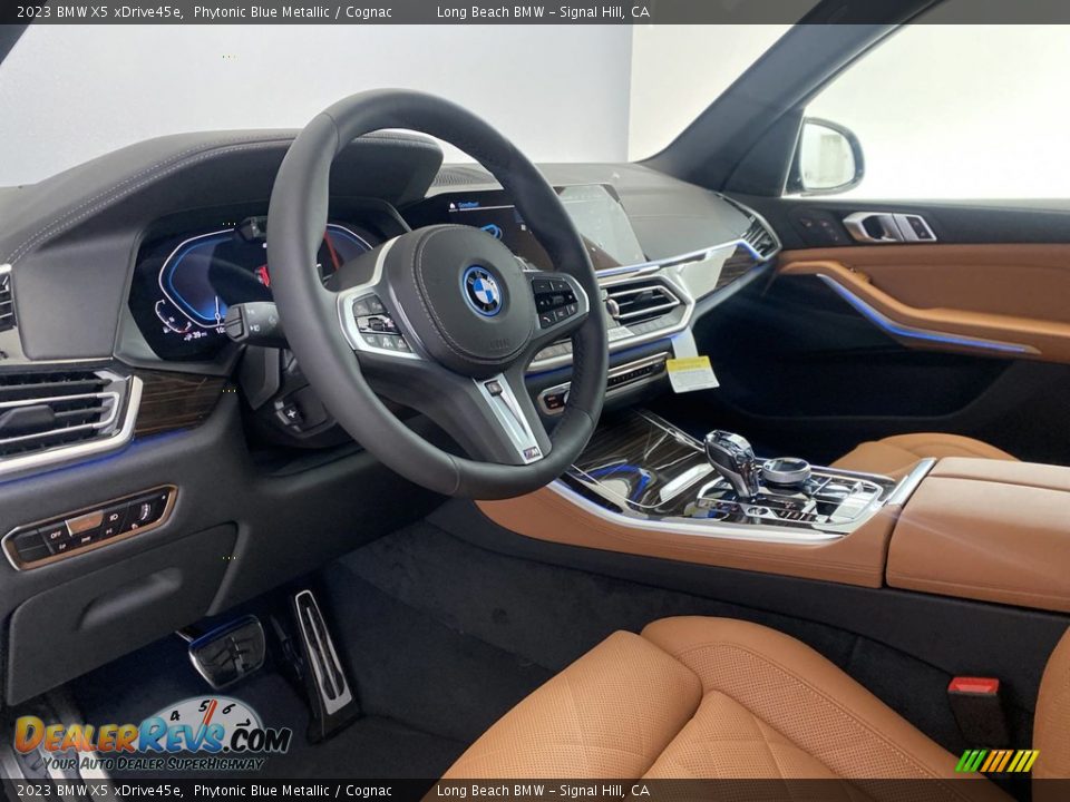 Cognac Interior - 2023 BMW X5 xDrive45e Photo #12