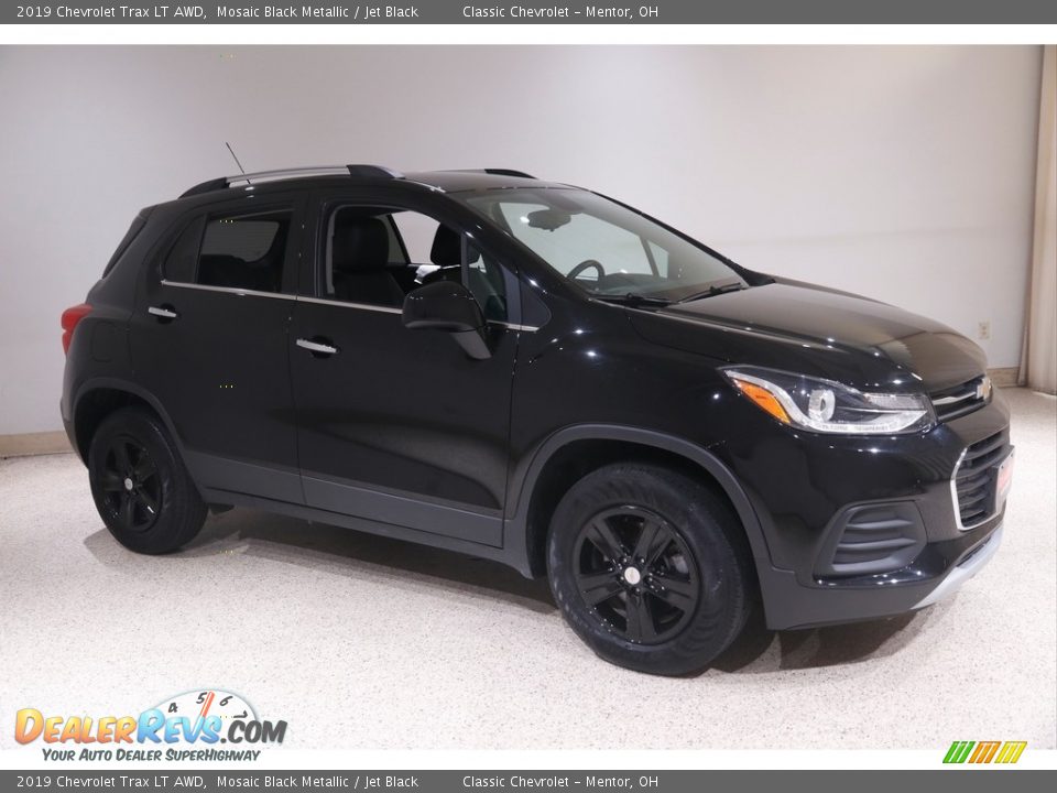 2019 Chevrolet Trax LT AWD Mosaic Black Metallic / Jet Black Photo #1