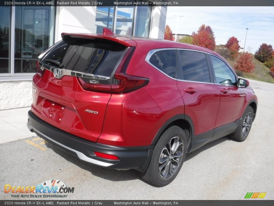 2020 Honda CR-V EX-L AWD Radiant Red Metallic / Gray Photo #9